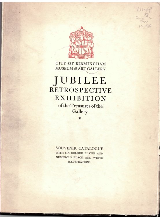 Jubilee Retrospective Exhibition of the Treasures of the Gallery : Souvenir Catalogue