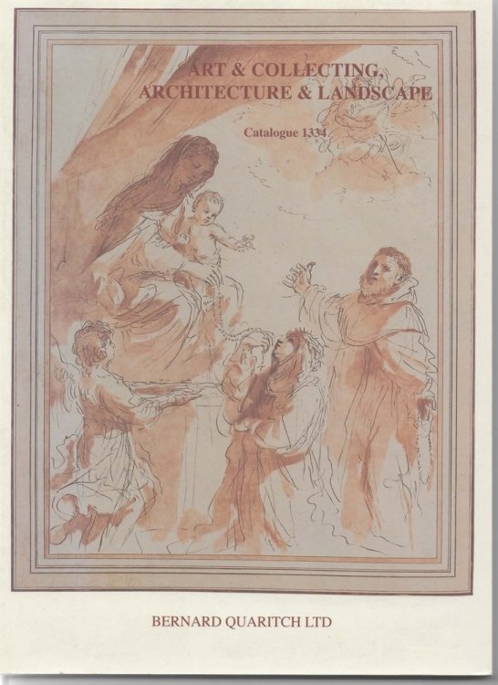 ART. & COLLECTING. ARCHITECTURE and LANDSCAPE. Bernard Quaritch Catalogue Number 1334 :