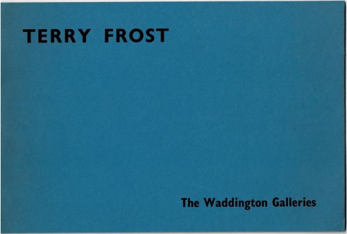 TERRY FROST 31 October - 23 November 1963