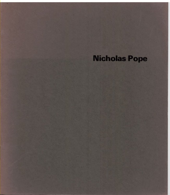 Nicholas Pope.
