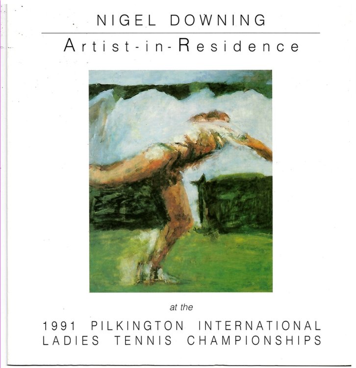 Nigel Downing Artist - in Residence At the 1991 Pilkington International Ladies Tennis Championships