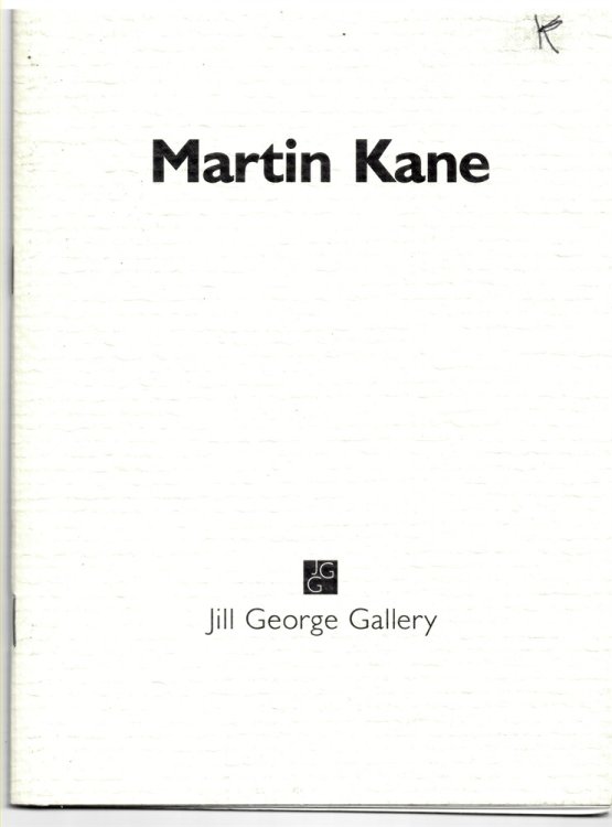 MARTIN KANE. REFLECTIONS. PAINTINGS and DRAWINGS. 14 January - 7 February 1992