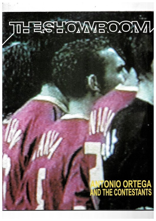 Image for The Showroom. Antonio Ortega and the Contestants. The Showroom. Antonio Ortega and the Contestants.