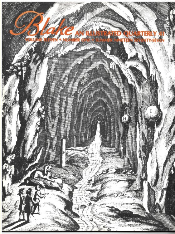 BLAKE. an ILLUSTRATED QUARTERLY. Volume 11. Number One, Summer, 1977