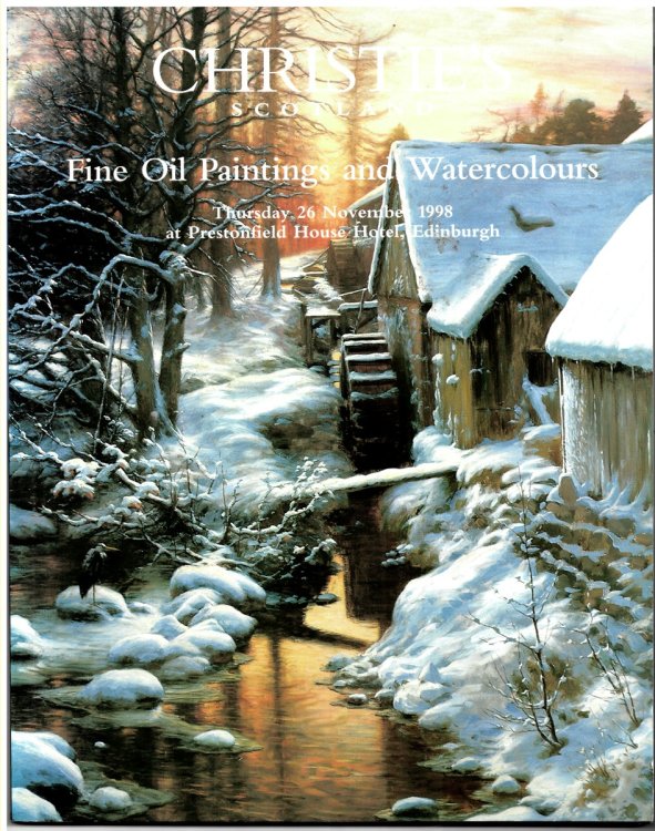 Fine Oil Paintings and Watercolours 26 November 1998 Prestonfield House Hotel Edinburgh