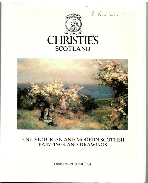 FINE VICTORIAN and MODERN SCOTTISH PAINTINGS and DRAWINGS the KEITH COLLECTION PART 1. 19 April 1984