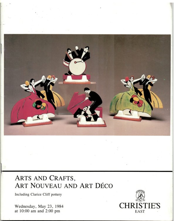 ARTS and CRAFTS, ART NOUVEAU and ART DCO. 23 May 1984