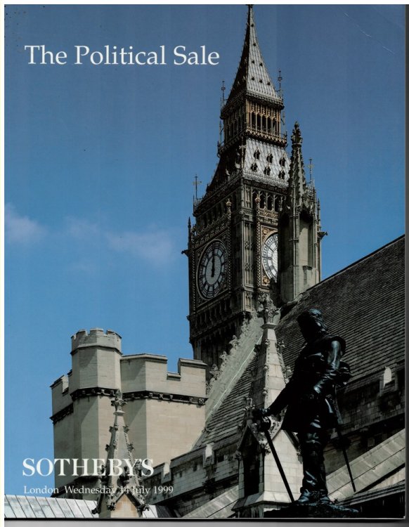 The Political Sale. London. Wednesday 14 July 1999