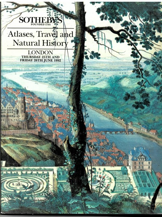 Atlases, Travel and Natural History. London Thursday 25th and Friday 26th June 1992