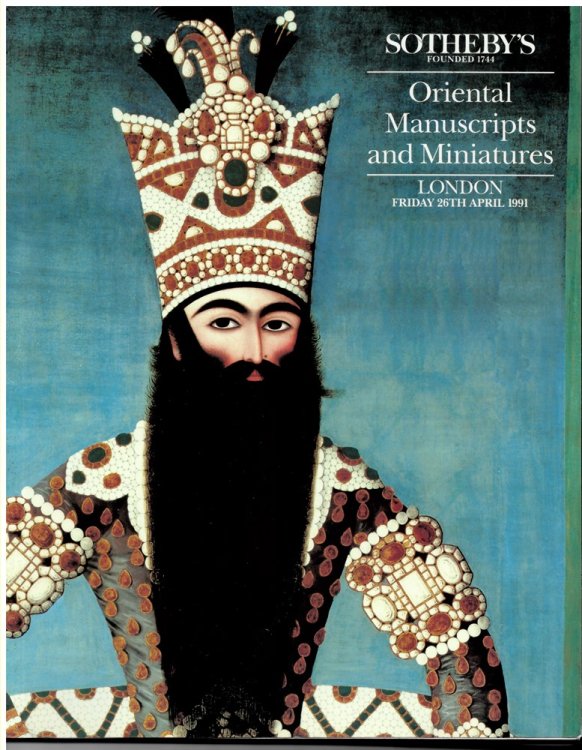 Oriental Manuscripts and Miniatures. London Friday 26th April 1991