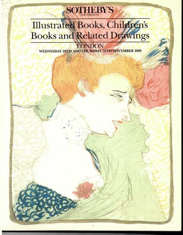 Illustrated Books, Children's Books and Related Drawings. London Wednesday 29th and Thursday 30th November 1989