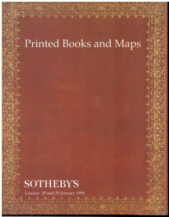 Printed Books and Maps. London 28 and 29 January 1999