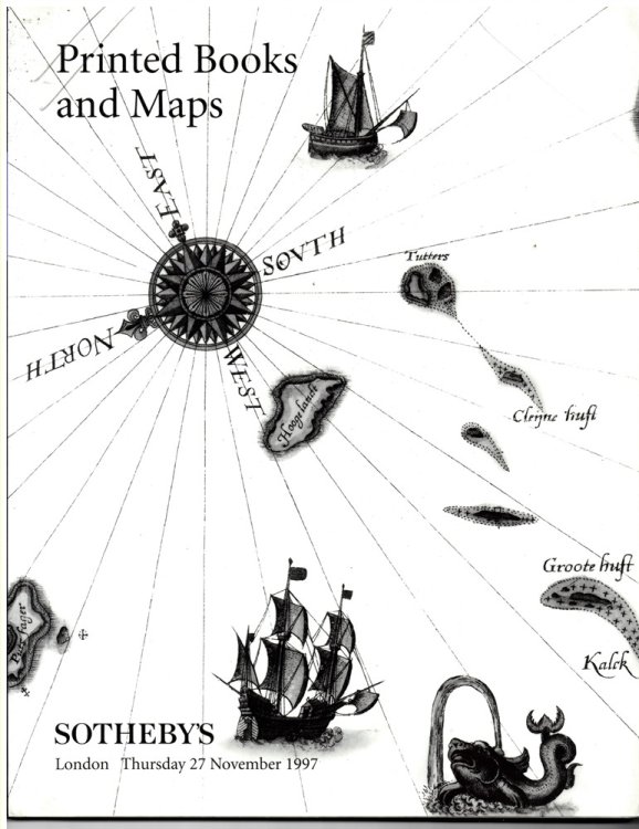 Printed Books and Maps. Thursday 27 November 1997