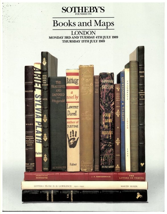 Books and Maps. Monday 3rd and Tuesday 4th July 1989. Thursday 13th July 1989