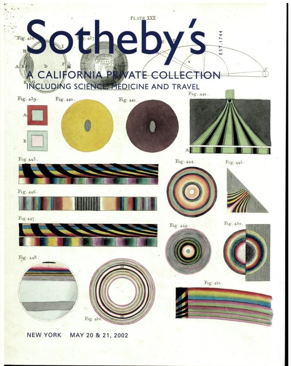 A California Private Collection Including Science, Medicine and Travel. New York. May 20 & 21, 2002