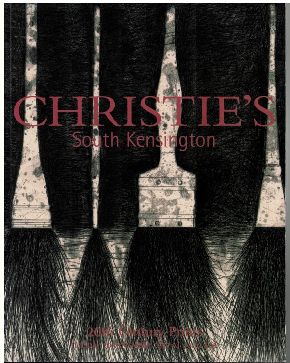 Old Master, Nineteenth and Twentieth Century Prints. Tuesday 30 November 1999