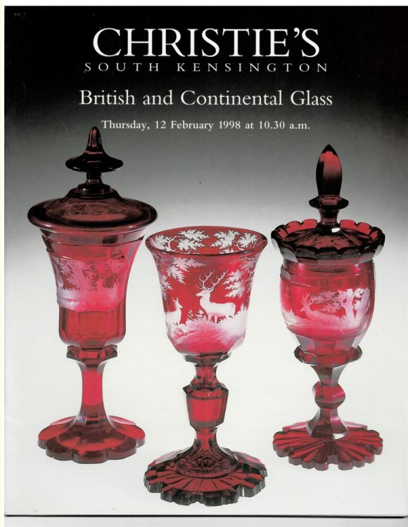 British and Continental Glass. Thursday, 12 February 1998