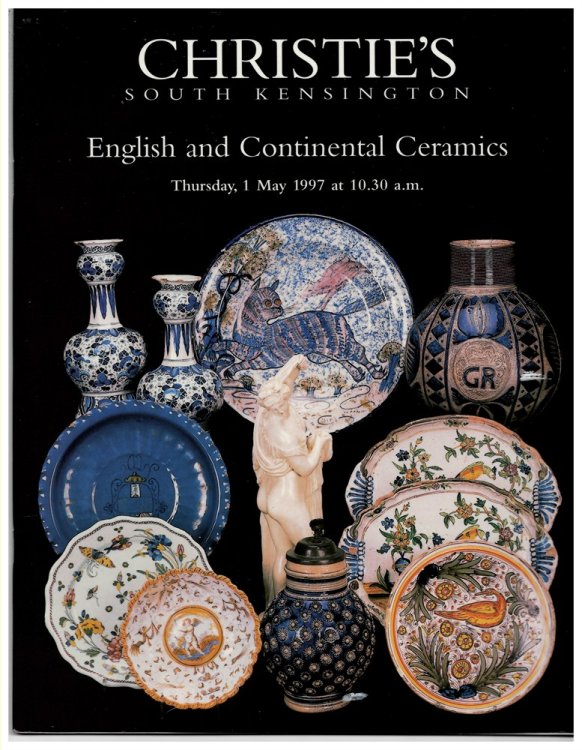 English and Continental Ceramics. Thursday, 1 May 1997