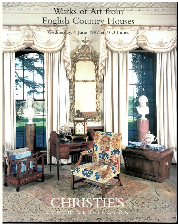 Works of Art from English Country Houses. South Kensington. Wednesday, 4 June 1997