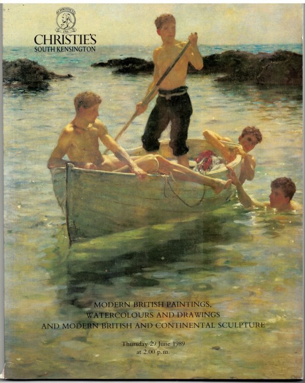 Modern British Paintings, Watercolours and Drawings and Modern British and Continental Sculpture. Thursday 29 June 1989