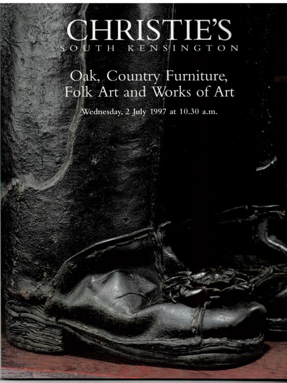 Oak, Country Furniture, Folk Art and Works of Art. Wednesday 2 July 1997
