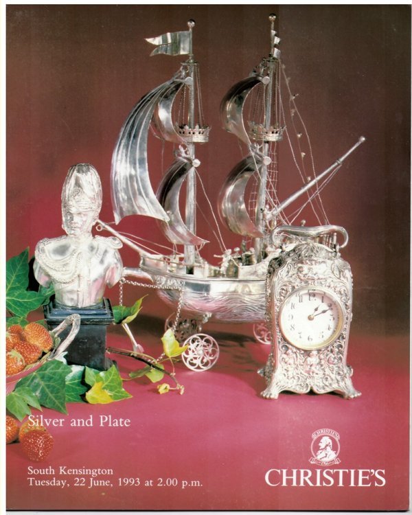 Silver and Plate. South Kensington Tuesday, 22 June 1993