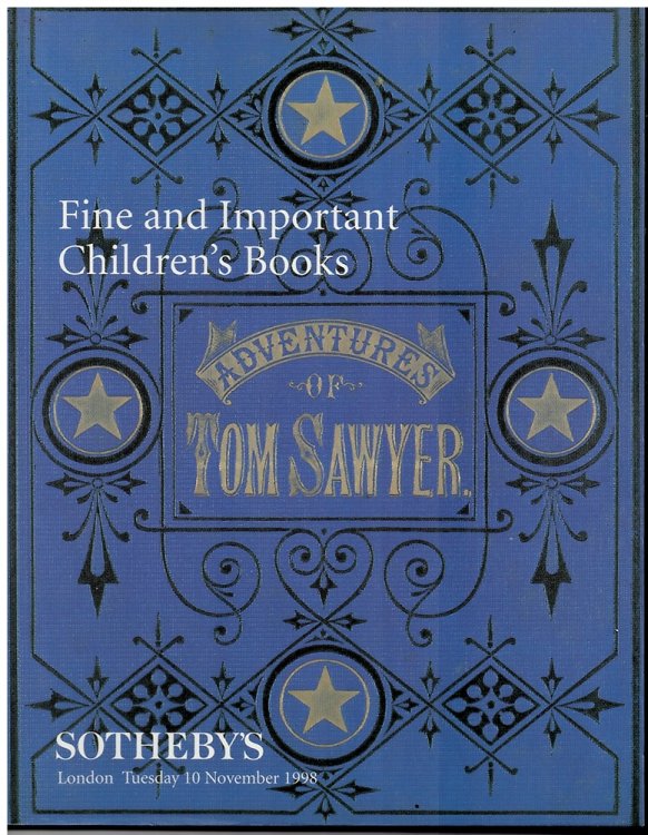 Fine and Important Children's Books. London. Tuesday 10 November 1998