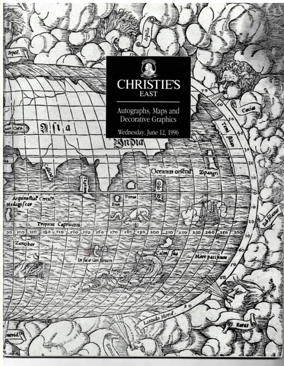 Autographs, Maps and Decorative Graphics. Wednesday, June 12, 1996