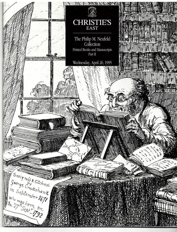 The Philip M. Neufeld Collection. Printed Books and Manuscripts Part II. Wednesday, April 26, 1995