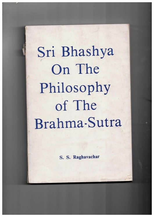 Sri Bhashya on the Philosophy of the Brahma-Sutra