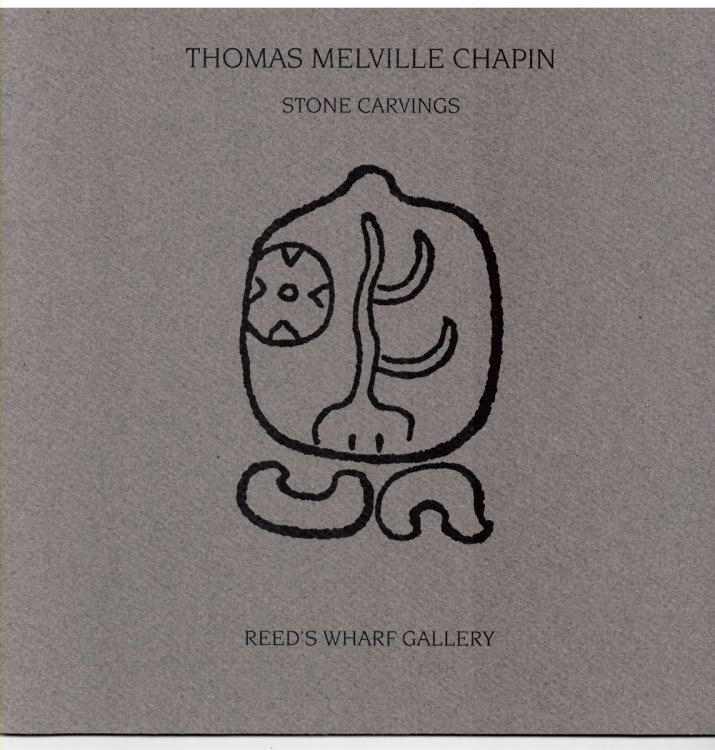 Thomas Melville Chapin: Stone Carvings (22 September-21 October 1995)