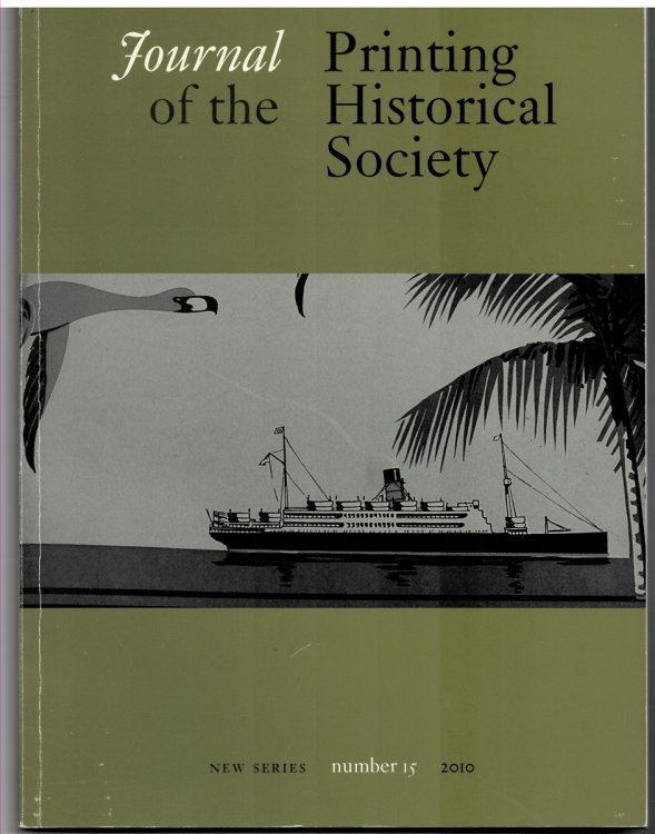 Journal of the Printing Historical Society (Number 15, Summer 2010)