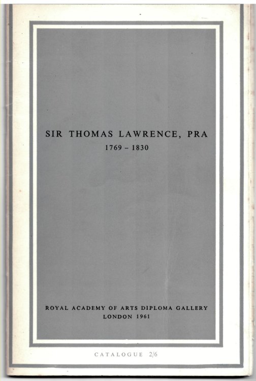 Sir Thomas Lawrence 1769-1830