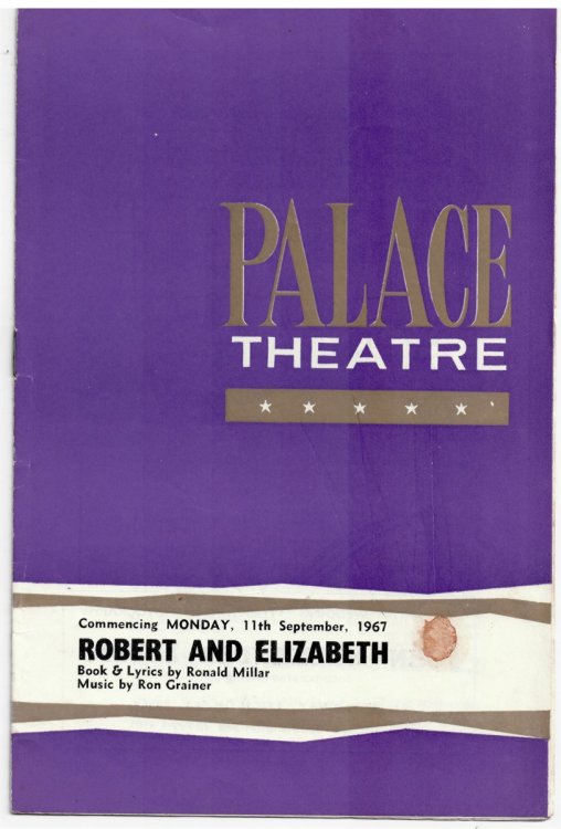 Palace Theatre: Robert and Elizabeth