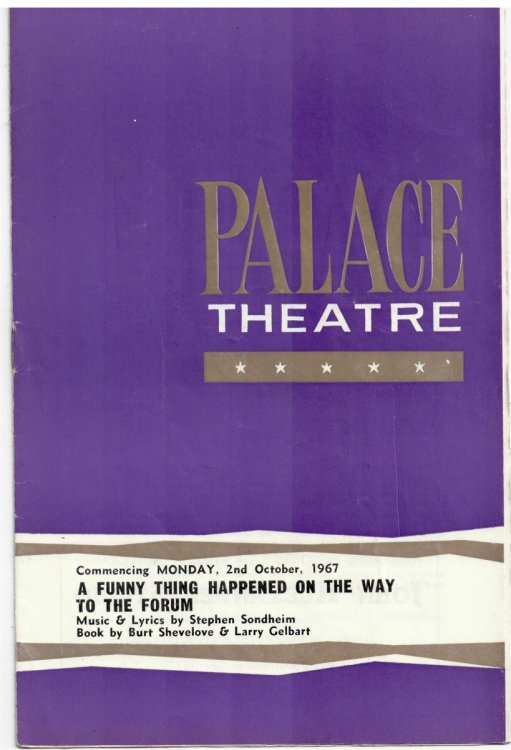 Palace Theatre: a Funny Thing Happened on the Way to the Forum