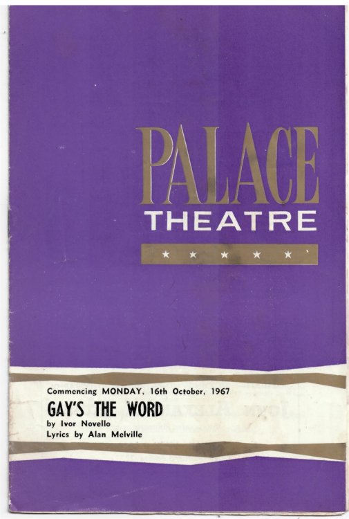 Palace Theatre: Gay's the Word