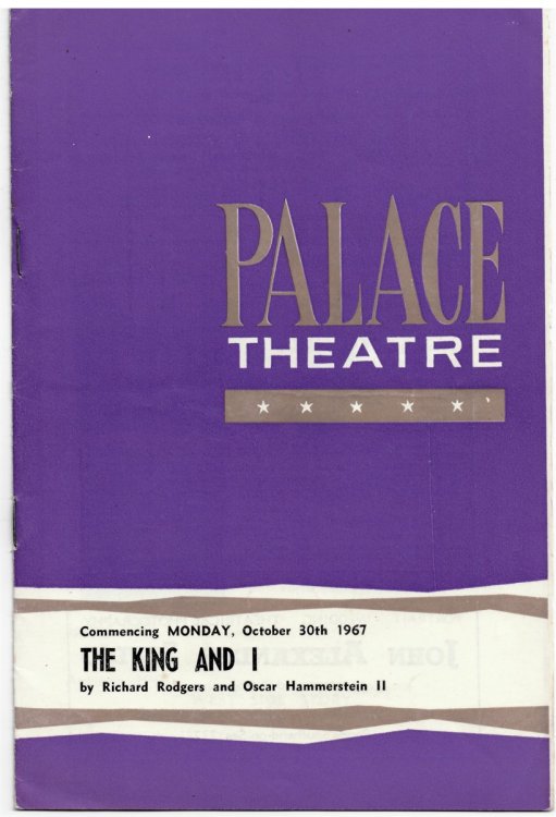 Palace Theatre: the King and I