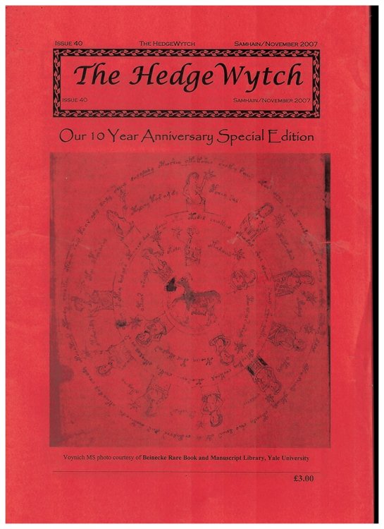 The Hedge Wytch. Issue 40. Samhain/ November 2007