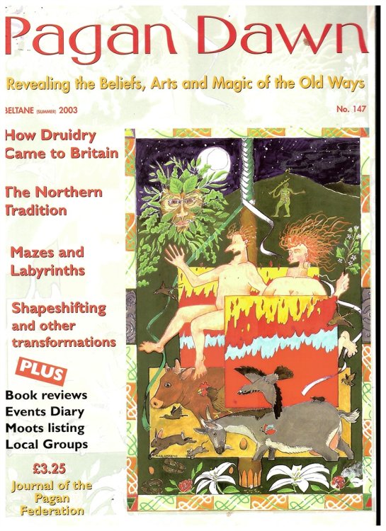 Pagan Dawn: the Journal of the Pagan Federation. Summer . No. 147