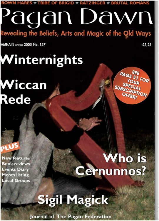 Pagan Dawn: the Journal of the Pagan Federation. Winter 2005. No. 157