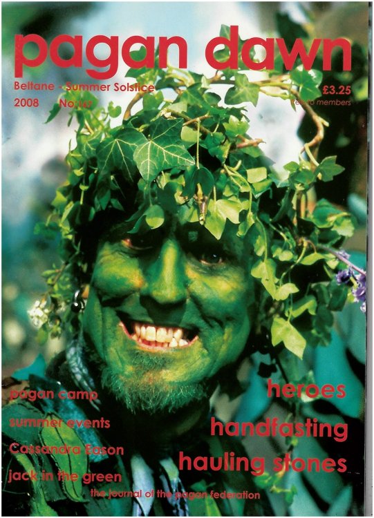 Pagan Dawn: the Journal of the Pagan Federation. Summer 2008. No.167