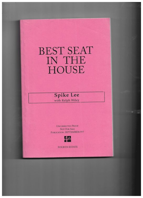 Best Seat in the House - Uncorrected Proof