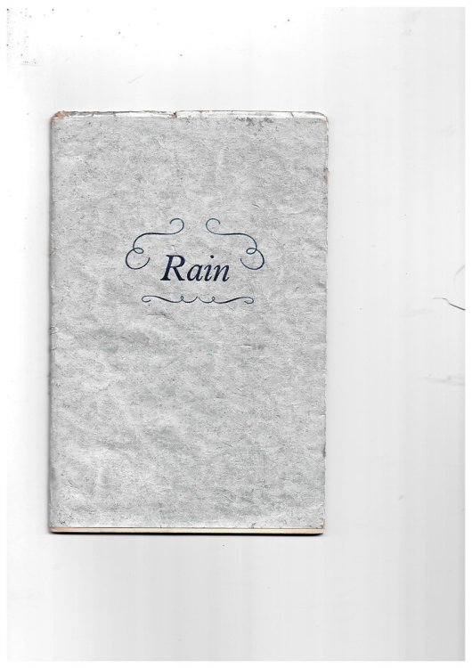 Rain: a Volume of Poems
