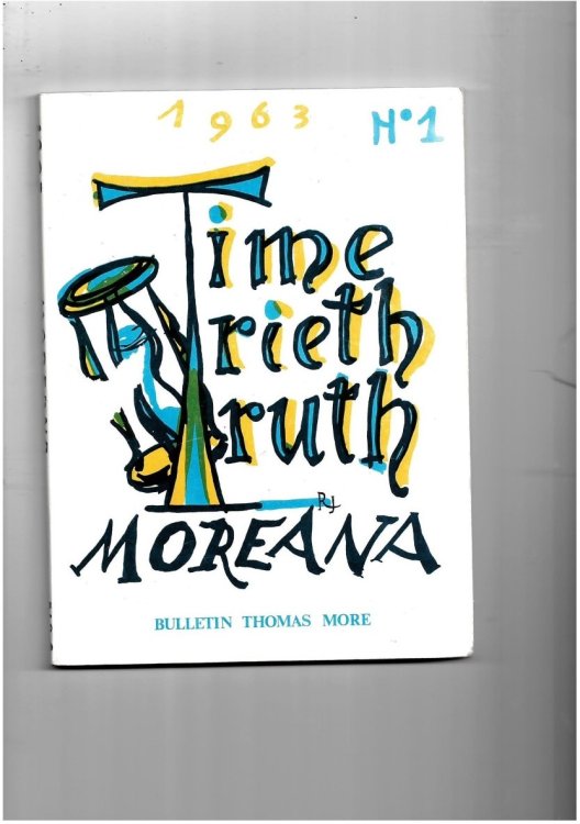 Image for Moreana. Organe De L'Association Amici Thomae Mori. Septembre 1963. No. 1 Moreana. Organe De L'Association Amici Thomae Mori. Septembre 1963. No. 1