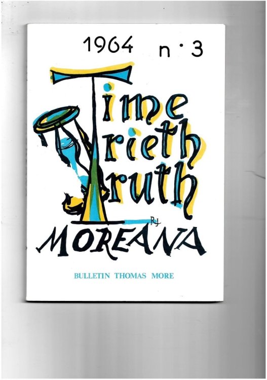 Image for Moreana. Organe De L'Association Amici Thomae Mori. Juin 1964. No. 3 Moreana. Organe De L'Association Amici Thomae Mori. Juin 1964. No. 3