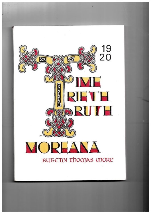 Image for Moreana. Bulletin Thomas More. November 1968. No. 19-20 Moreana. Bulletin Thomas More. November 1968. No. 19-20