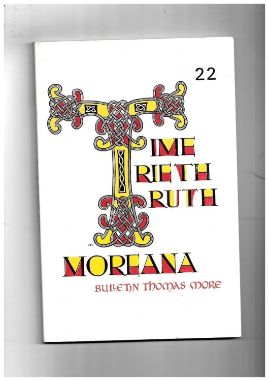 Image for Moreana. Bulletin Thomas More. Mai 1969. No. 22 Moreana. Bulletin Thomas More. Mai 1969. No. 22