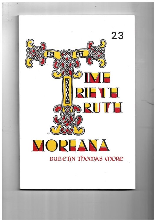 Image for Moreana. Bulletin Thomas More. Aot 1969. No. 23 Moreana. Bulletin Thomas More. Aot 1969. No. 23