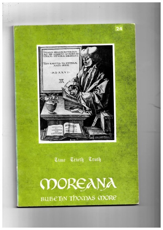 Image for Moreana. Bulletin Thomas More. Novembre 1969. No. 24 Moreana. Bulletin Thomas More. Novembre 1969. No. 24