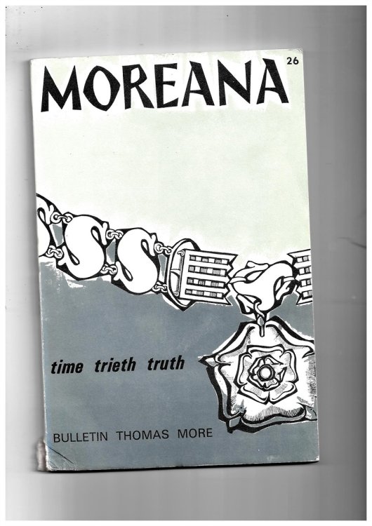 Image for Moreana. Bulletin Thomas More. Juin 1970. No. 26 Moreana. Bulletin Thomas More. Juin 1970. No. 26